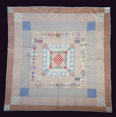 Courtepointe patchwork, vers 1860 - Jane Pizar