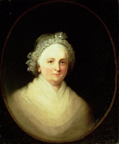 Portrait de Martha Washington - Jane Stuart