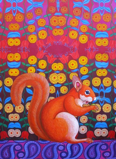 Écureuil rouge, 2014 - Jane Tattersfield