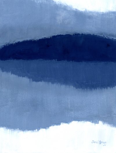Abstrait avec les îles San Juan, c.2021 - Janel Bragg