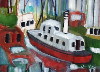 Bateaux dans la marina de Cap Sante, vers 2018 - Janel Bragg