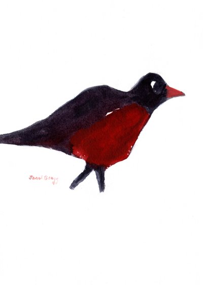 Rouge-gorge chassant, 2023 - Janel Bragg