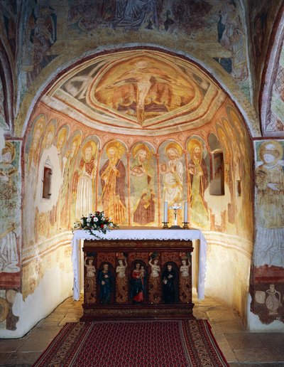 Église fortifiée de Hrastovlje, Église de la Trinité, Apôtres (1490), détail des fresques de Janez Iz Kastva, Slovénie - Janez Kastav