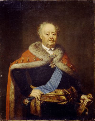 Portrait du comte Franciszek Ksawery Branicki 1730-1819, 1818 - Janos Rombauer