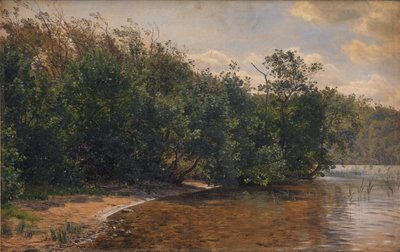 Arbustes de sureau près du lac Almind - Janus La Cour