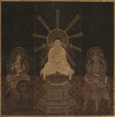 Triade de Shakyamuni - Japan, Kamakura period