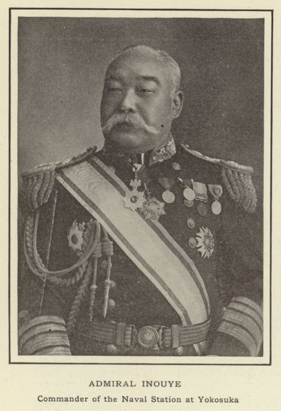 Amiral Inouye, commandant de la station navale de Yokosuka - Japanese Photographer