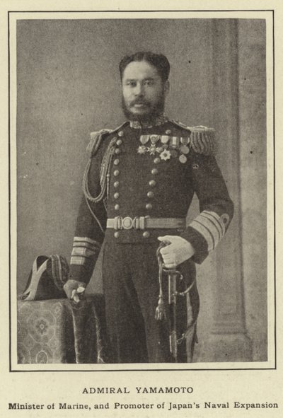 Amiral Yamamoto, ministre de la Marine et promoteur de l