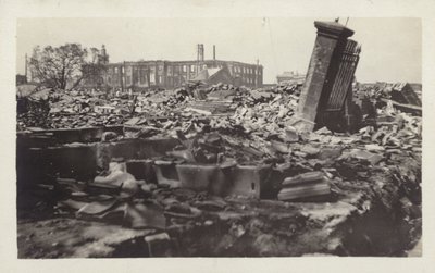 Conséquences du grand tremblement de terre de Kanto, Japon, 1923 - Japanese Photographer