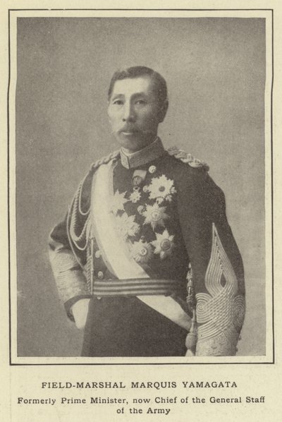 Maréchal Marquis Yamagata, ancien Premier ministre, maintenant chef de l
