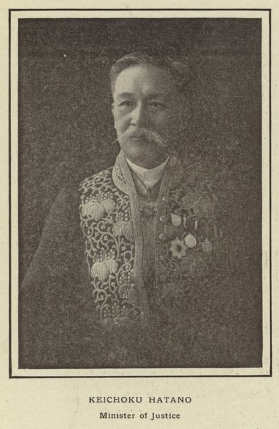 Keichoku Hatano, ministre de la Justice - Japanese Photographer