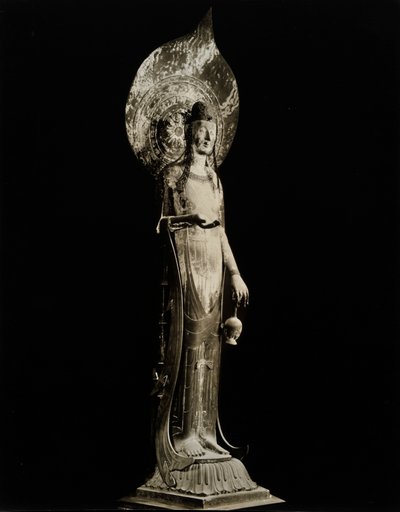 Kudara Kannon, du 7ème siècle, période Asuka, temple Horyuji, Japon, 1950 - Japanese Photographer