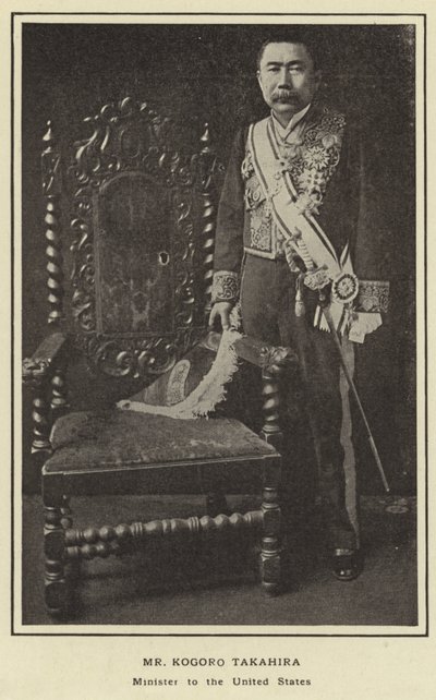 M. Kogoro Takahira, ministre aux États-Unis - Japanese Photographer