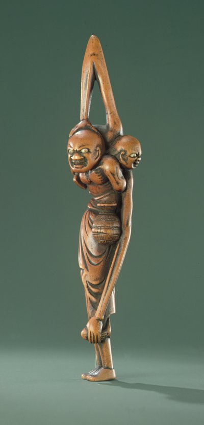 Ashinaga et Tenaga, Période Edo - Japanese School