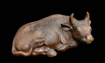 Bœuf en céramique Bizen - Japanese School