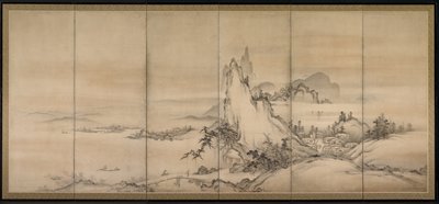 Paysage chinois, une paire d