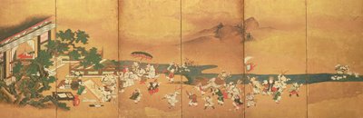 Enfants chinois jouant, période Edo - Japanese School