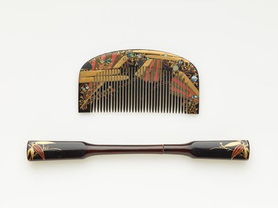Peigne et épingle à cheveux, fin 19e - début 20e siècle - Japanese School