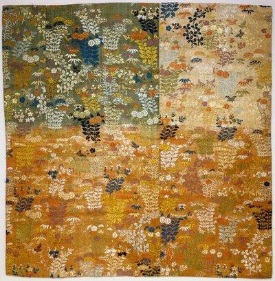 Couverture utilisée dans le sanctuaire du temple bouddhiste (Uchishiki) - Japanese School