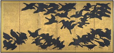 Corbeaux, début du 17ème siècle - Japanese School