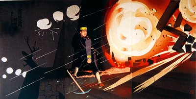 Explosion pendant la guerre russo-japonaise de 1904-05 - Japanese School