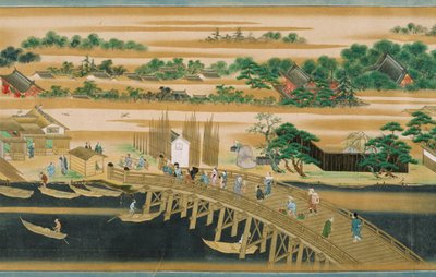 Sites célèbres de la rivière Sumida - Anonyme - Seconde moitié du 18e siècle - Musée d