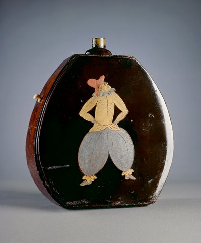 Flasque à poudre (bois laqué) - Japanese School