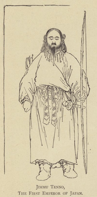 Jimmu Tenno, le premier empereur du Japon - Japanese School