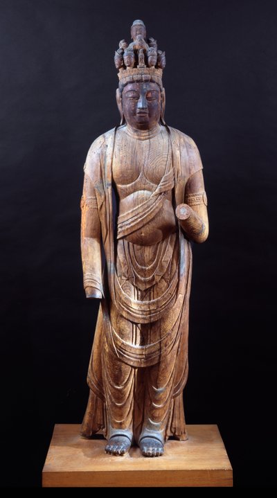 Juichimen Kannon (Kannon à onze têtes), période Heian, début du Xe siècle - Japanese School