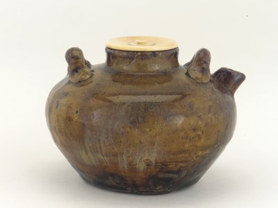 Cruche Mino ou Seto, utilisée comme boîte à thé - Japanese School