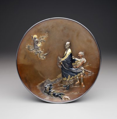 Plaque, période Meiji, vers 1870 - Japanese School