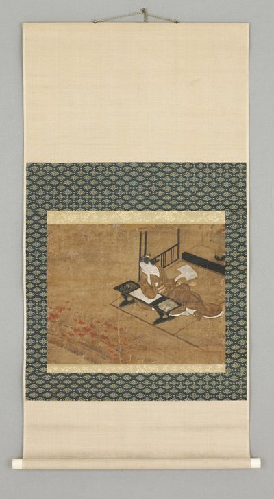 Figure féminine assise, début 18e siècle - Japanese School