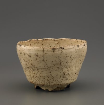 Bol à thé avec pied cranté, préfecture de Yamaguchi, période Edo - Japanese School