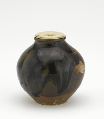 Boîte à thé, forme bunrin, période Edo - Japanese School
