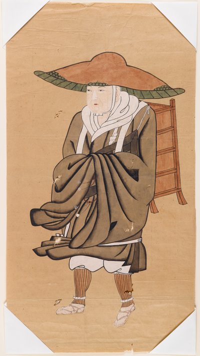 Le pèlerin bouddhiste chinois Hsuan-Tsang - Japanese School