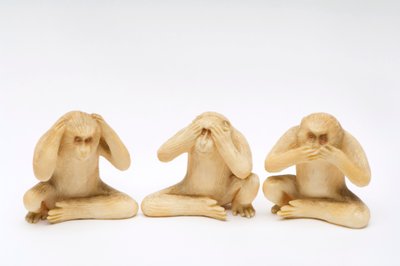 Les Trois Singes Sages - Japanese School