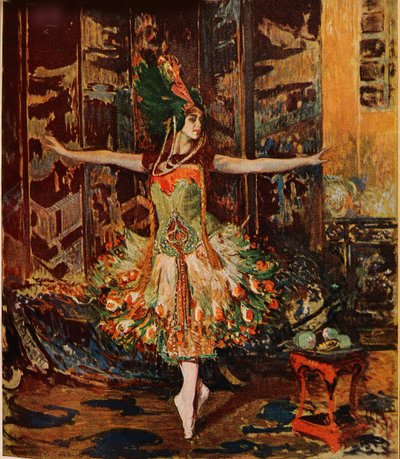 Tamara Karsavina. Couverture du magazine Jugend, 1914 - Jaques Èmile Blanche