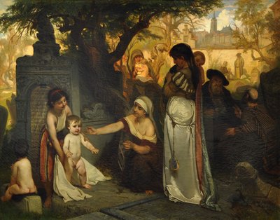 Le vieux cimetière juif de Prague, 1857 - Jaroslav Cermak