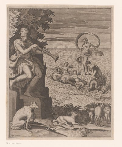 Triomphe de Vénus avec Polyphème au bord de l