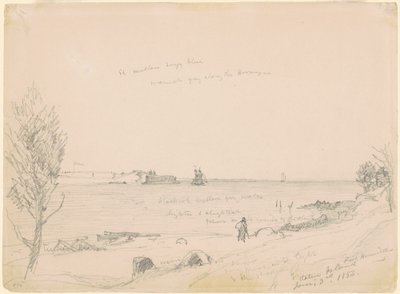 Fort Hamilton, Staten Island - Jasper Francis Cropsey