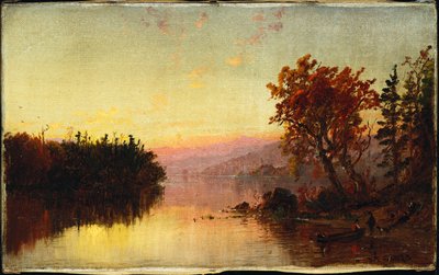 Lac Greenwood au crépuscule, 1873 - Jasper Francis Cropsey