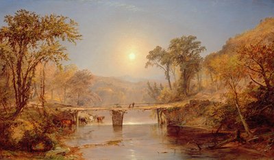 Été indien sur la rivière Delaware, 1882 - Jasper Francis Cropsey