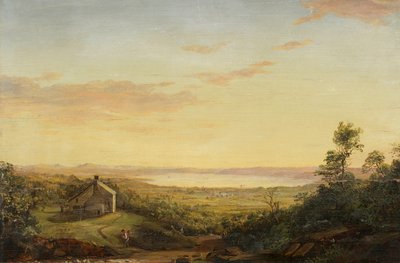 Paysage, Upper Hudson - Jasper Francis Cropsey