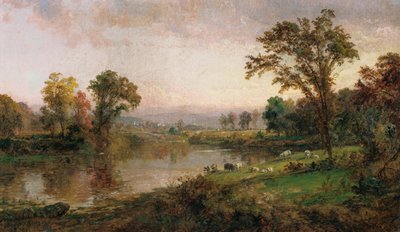 Paysage fluvial - Début de l