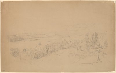 Le fleuve Hudson à Hastings - Jasper Francis Cropsey