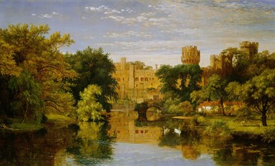 Château de Warwick, Angleterre - Jasper Francis Cropsey