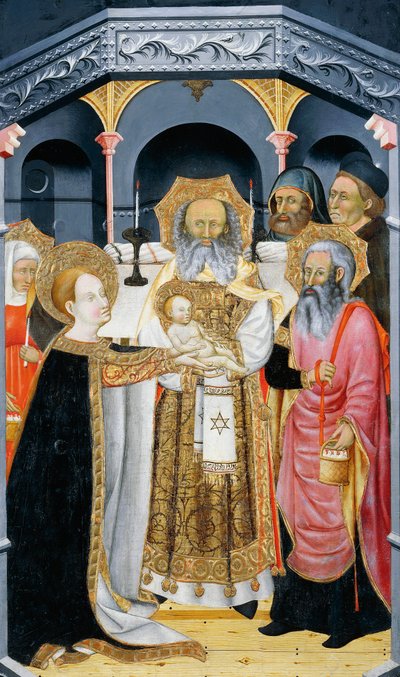 Présentation de Jésus au Temple, retable de Verdu - Jaume Ferrer