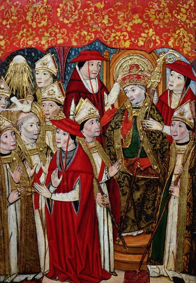 Élection de Fabien (d.c.250) à la papauté - Jaume Huguet