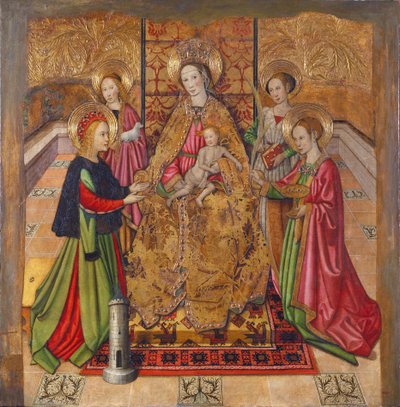 Vierge et saints - Jaume Huguet