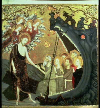 Panneau de la Descente aux Limbes, du retable du couvent du Saint-Sépulcre, Saragosse - Jaume Serra